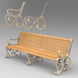 All.234.png Süslü Viktorya Dönemi Park Bankı 3D Modeli | Barok Kaydırma