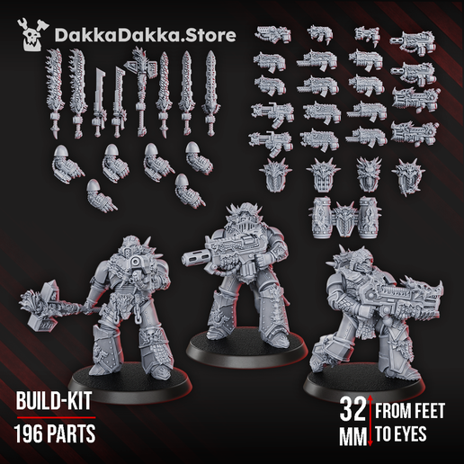 Fire Lizards - Warriors (build-kit)