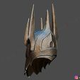 04.jpg Sauron Helmet - Lord Of The Rings 3D print model
