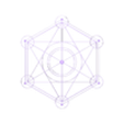 metatron cube.stl Metatron's Cube symbol, tetrahedron, Pack of 2 models