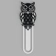 tinker.png Owl on branch Bookmark