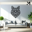 Wolf.png Wall silhouette - Animals geometry Set