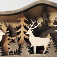 Elk-3.jpg Wooden Elk Christmas Ornament Template - Laser Ready SVG Cut