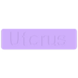 Uterus_plate_id.stl Clone wars plate id