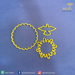 Espiritu-Santo-v2.png STL file Holy Spirit cookie cutter・3D print model to download