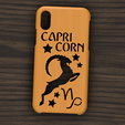 Case iphone X y XS Capricorn6.png Case Iphone X/XS Capricorn sign