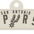 Spurs-v12.png NBA San Antonio Spurs KeyChain