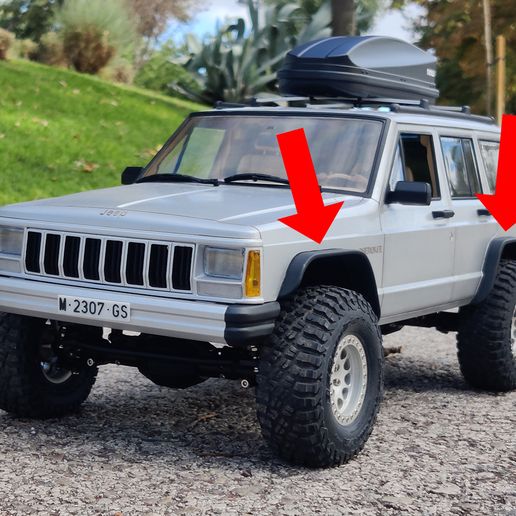 Rc jeep cherokee hard body best sale