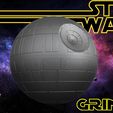 4.jpg STL file Death Star Grinder・Model to download and 3D print