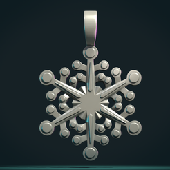 SF-01.png 3D file Snow Flake・3D printing design to download