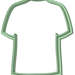 Contorno.png Archivo STL Camiseta futbol 60mm cupcake cutter・Plan imprimible en 3D para descargar