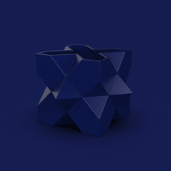 a9eca0d8-2f7a-4a3e-bee3-02e47a0d37e0.png 113. Cube Platonic Solid Planter Pot - V8 - Aoi (Inches)