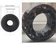 MT-tire.jpg 1.0" **MT** TIRE INSERT (DUAL STAGE FOAM) FOR 1/24 SCX24 TRX24 RC SCALE CRAWLER