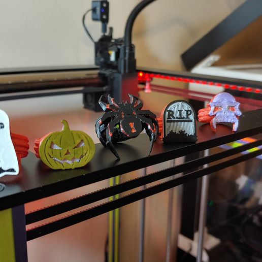 The Halloween Ring Bundle 3D model