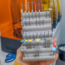 1676402878440.jpg STL file Dental Drill Holder・3D printing model to download