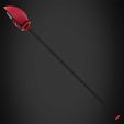 AlastorStaffLateral.jpg Hazbin Hotel Alastor Mic Cane for Cosplay