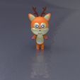 untitled.6.1.jpg Cute swamp deer Toy 3d printable Model