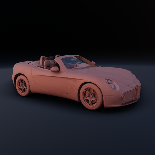 Alfa Romeo 8c Spider 3D model
