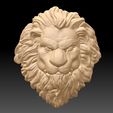 3.jpg CNC Lion Head sculpt 3d