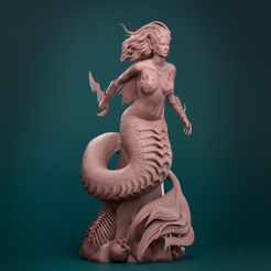 ClayRenderLeft4.jpg Mermaid-Siren