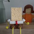Sponge Holder(Spongebob shaped) Kitchen sink suction holder for sponge