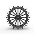 4.jpg 3D file Diecast Rear wheel from old tractor・3D printable model to download