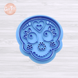 1.937.png FESTIVAL FLORAL CALAVERA FESTIVAL Stamp / Cookie Cutter HALLOWEEN