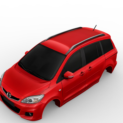 Mazda Premacy 2011 – Detailed 3D Compact MPV Body Model