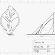 Archivo_000.png Archivo STL Leaf shaped wall bracket・Objeto para impresora 3D para descargar