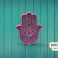 COOKIE CUTTER MAKER = = na mw a oc no - = > oS Fichier STL Fatima Hand Lucky Hand Hamsa Hand Lucky Hand・Objet pour impression 3D à télécharger