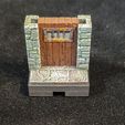 simple-jail-door-on-frame.jpg terrain, tile, rpg, 28 mm, d&d, Dungeon set 1 (Quick tiling system)