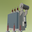 T2.png HO scale Industrial transformer 1:87, 1:72, 1:76, 1:64,