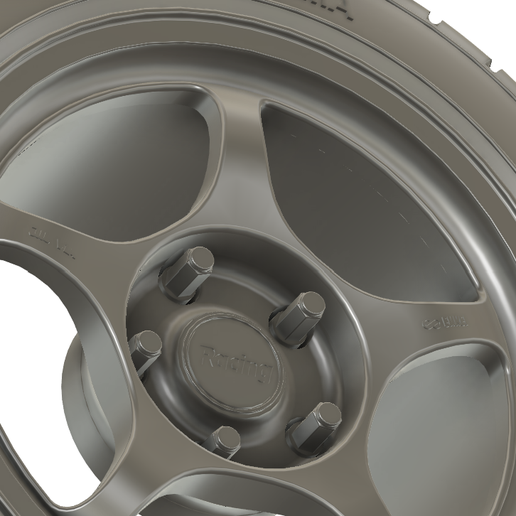 🚗 1/24 16x8 Enkei RP01 5x114.3 wheels・ 3D File for 3D printing