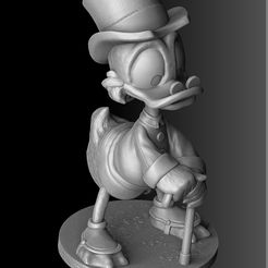 11.jpg Archivo STL Scrooge mcDuck imprimible en 3d STL・Modelo para descargar e imprimir en 3D