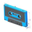 cassette-07.JPG Cassette Tape replica 3D print model