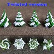 Sapin_twist_2C3.jpg 2 colors Christmas trees with snowflake profile