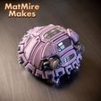 MatMireMakes_RoboTortoise-0199.jpg RoboTortoise, Articulado, Imprimir no local, Robô tartaruga Flexi giro
