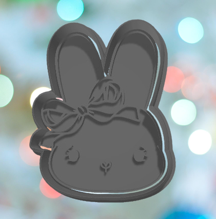 Bunny Face Cookie Cutter