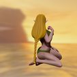 wip12.jpg princess zelda - swimsuit - hyrule warriors 3d print figurine 3D print model