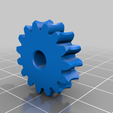 Extruder_Worm_Gear_15-to-1.png 15:1 Gear Set and Improved twist-lock for Remote Direct Drive Extruder