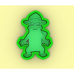 3.jpg Файл STL Резак для печенья Perry - Резак для печенья Perry・Дизайн для загрузки и 3D-печати