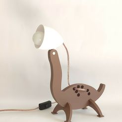1-BUONA.jpg Archivo STL Lámpara Dino・Modelo para descargar y imprimir en 3D
