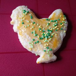 IMG_20170414_102413.jpg Free STL file Cookie-Cutter Chicken・3D printer model to download