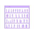 ESCALA HUMANA 1.50 - FINAL.stl HUMAN SCALE / SILHOUETTES PEOPLE SCALE 1.100 - 1.75 - 1.50 - ARCHITECTURAL SCALE MODELS