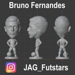 Bruno Fernandes.jpg Archivo STL Bruno Fernandes - Manchester United - Fútbol STL・Design para impresora 3D para descargar, jagfutstars