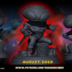 black-m.jpg Archivo STL black manta aquaman dc marvel united chibi estilo・Objeto de impresión 3D para descargar