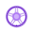 WHEEL TSW BLADE - 1D.stl 1/18 wheel Tsw blade - nissan nismo r400 lmgt1 / liberty walk / porsche /subaru sti wrx / bmw / ford/ nissan / gtr / mitsubishi evo / ae86 / mugen / type r / speedline / prodrive / ford / nissan nismo r400 lmgt1