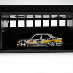 20230205-DSC06958.jpg Fichier STL Car Port Garage Carhouse Autohaus Scale 143 Dr!ft Racer Sturmkind Diorama・Design à télécharger et à imprimer en 3D