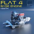f123-4.jpg Flat Four BASE ENGINE 1-24th for modelkits and diecast