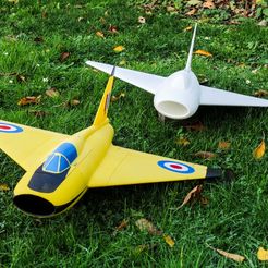 X53pr-703.jpg 3D file Boulton Paul P111 RC 64mm EDF-jet 750mm spann・3D printable model to download